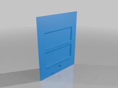 Goal Plaque For Business 3D Printer Model