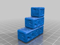 ScatterBlocks: Stonework Walls (28mm/32mm Scale) Extra Parts (Remix) 3D Printer Model