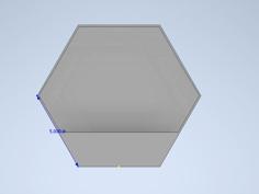 Hexagon Plant Pot 3D Printer Model