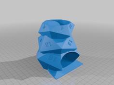 Dice Tower (D20 Inspired) 3D Printer Model