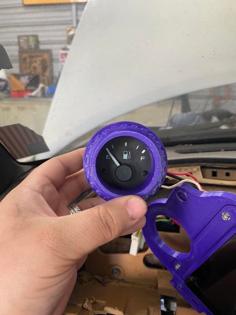 NA Miata Stock Fuel Gauge 52mm Mount 3D Printer Model