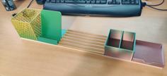 Modular Desk Organiser 3D Printer Model