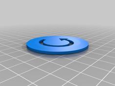 Directional Coin 3D Printer Model