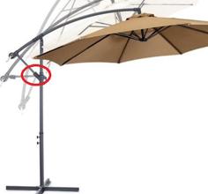 Patio Umbrella, Beach Umbrella, Hang Parasol Fix 3D Printer Model