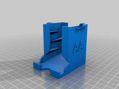 Battery Dispenser (AA) With Lock 3D Printer Model