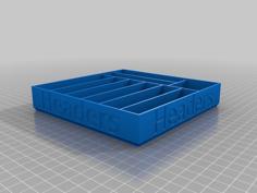 Header Tray And Bins – Remix Of Stackable Trays 3D Printer Model