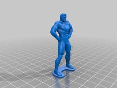 1/32 Superman (easy To Print) 3D Printer Model