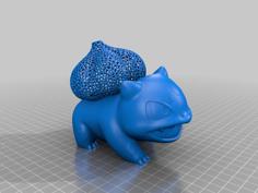 Bulbasaur Voronoi Pokemon 3D Printer Model