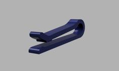 General Clip 5mm Wide 3D Printer Model