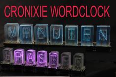 Laser Cut CRONIXIE The Wordclock