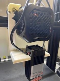 Ender 3 V2 Laser Holder 3D Printer Model