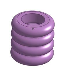 Candelabro Donut (donut Candle Holder) 3D Printer Model