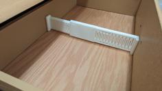 Drawer Divider With 3D Printed Spring Mechanism 3D Printer Model