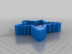 (3D Slash) Pixel_star_solid 3D Printer Model