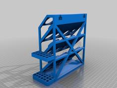 Remix Paint Holder To Include A New Pencil/brush Stand 3D Printer Model