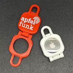 Airtag Keychain Holder Apfelfunk Edition 3D Printer Model