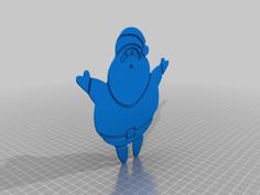 Santa The Fat Dude 3D Printer Model