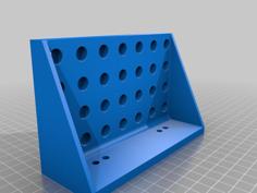 Wiha Screwdriver Rack 28-hole (4×7) 3D Printer Model