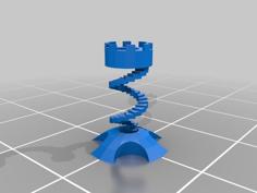 Stairway Tower, Rook Piece (Chess) 3D Printer Model