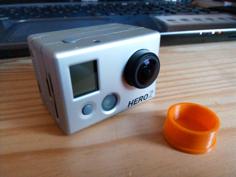 GoPro Hero 2 Lens Cap 3D Printer Model