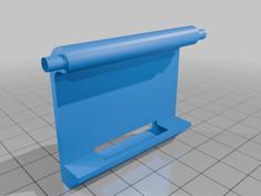 Folding Carry Cart Locking Latch (clip) 折り畳みキャリーカート留め具 ばねなし 3D Printer Model