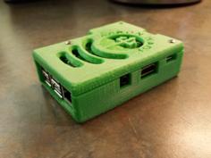 Raspberry Pi 2 Model B 1GB Case With Camera Attachment 3D Printer Model