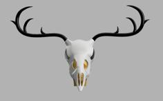 Deer Skull Mask 3D Printer Model