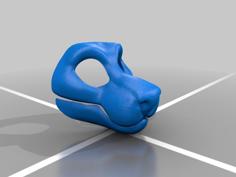 Feline Fursuit Base / Moving Jaw Variant 3D Printer Model