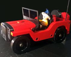 Sandmann’s Simple Jeep 3D Printer Model