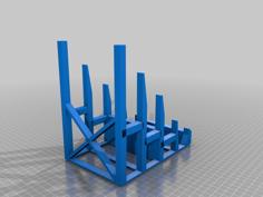 Tiered Folder Organizer 3D Printer Model