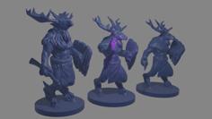 MooseMan Warden DnD Miniature Request 3D Printer Model