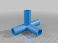 PVC Pipe Connectors (3 Different) 3D Printer Model