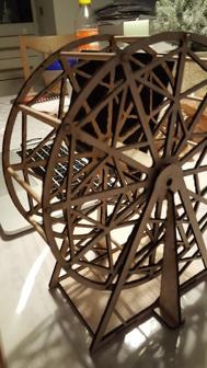 Laser Cut Ferris Wheel