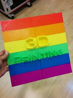 3D Printing Plaque For Singapore Science Centre 3D Printer Model