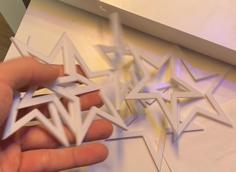 Simple Christmas Star 3D Printer Model