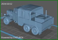 Field Kitchen Truck 3D Printer Model