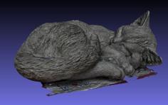 Sleeping Cat 3D Printer Model