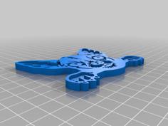 Chihuahua Keychain 3D Printer Model