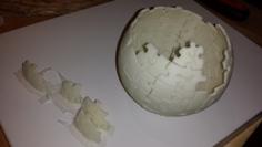 Wikipedia Globe Printable 3D Printer Model