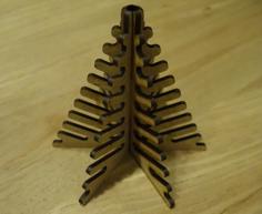 Laser Cut Decorative Wooden Tree