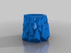 Calcite Crystal Pencil Holder 3D Printer Model