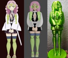 Mitsuri Kanroji Figure Demon Slayer 3D Printer Model