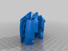 Megathron EVE Game – Spaceship 2 Parts 3D Printer Model