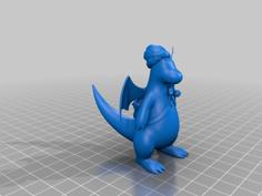 Dragonite Christmas Theme 3D Printer Model