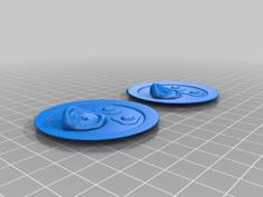 Green Eggs And Ham Earrings 3D Printer Model