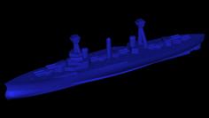 Agincourt Class Battleship 3D Printer Model