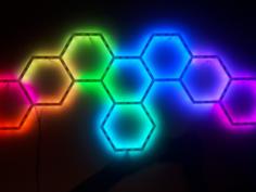 Hexagon Wall Light LED 3D Printer Model