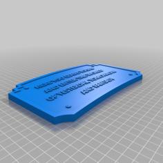 Here You Leave Today Disney Sign 3D Printer Model