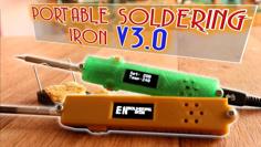 Portable Soldering Iron Case 3D Printer Model