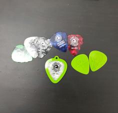 Guitar Pick Holder – Pendant 3D Printer Model